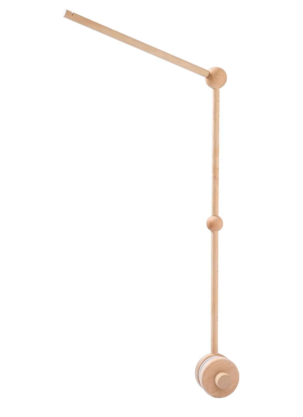 Wooden Baby Mobile Crib Arm