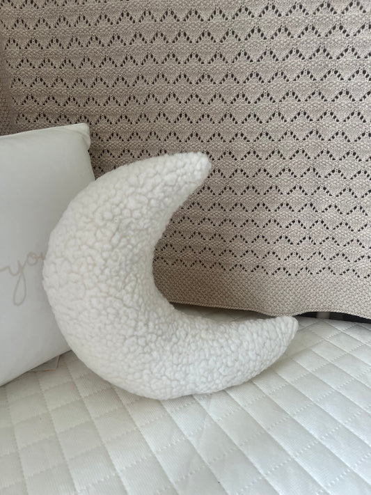 Bouclé Moon Nursery Cushion