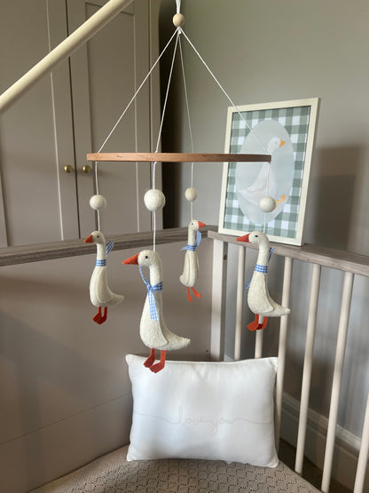 Goose Ribbon Mobile